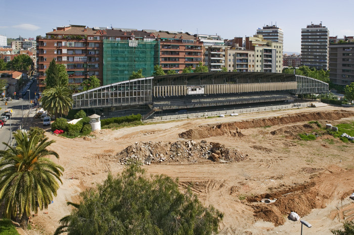 Imatge pels mitjans: Canòdrom en construcció