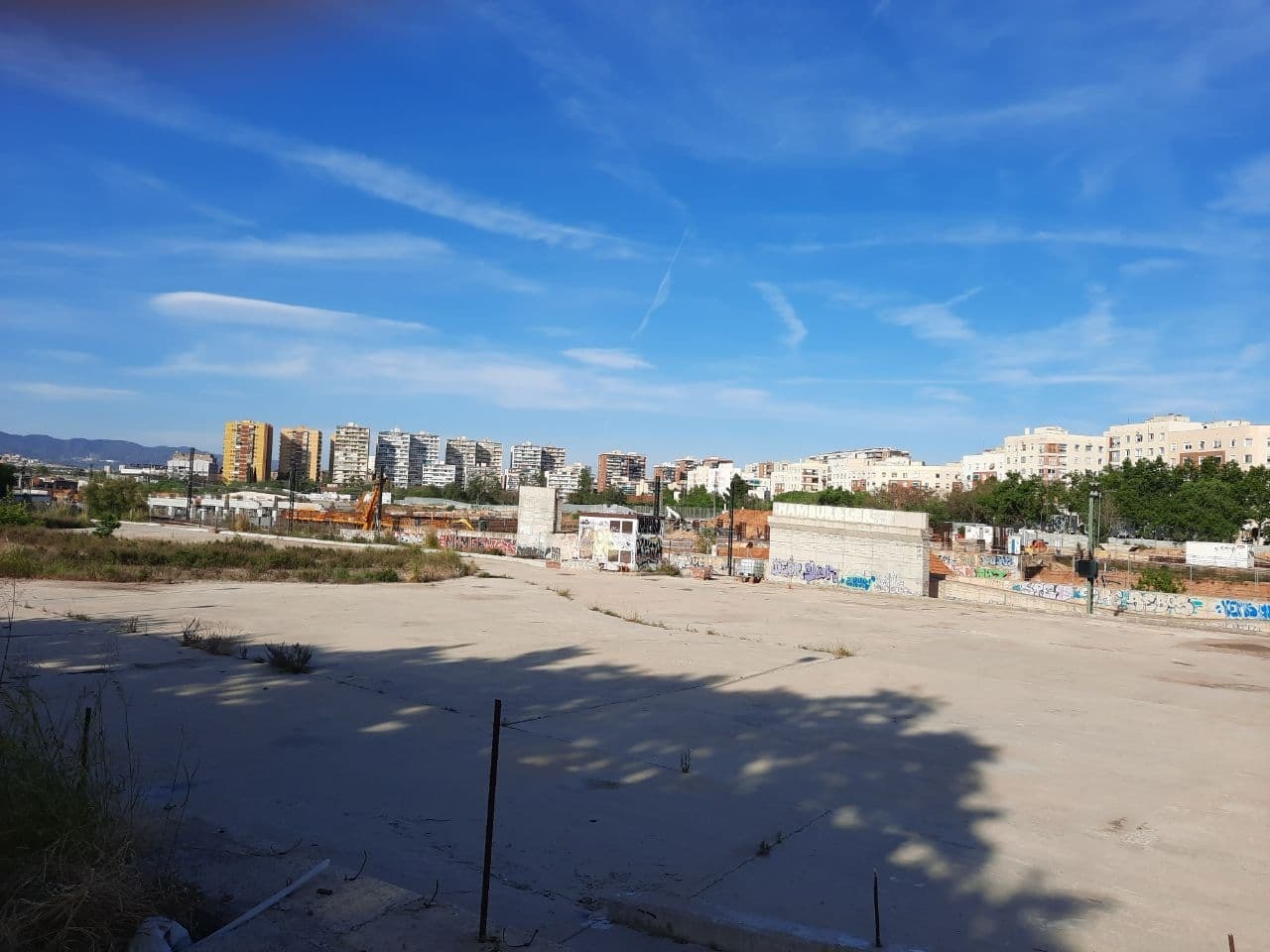 Media picture: Terrenys de les obres de l&#39;Ave a la Sagrera